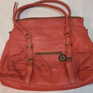 The Sak Orang3 Leather Shoulder Bag w/ extra strap